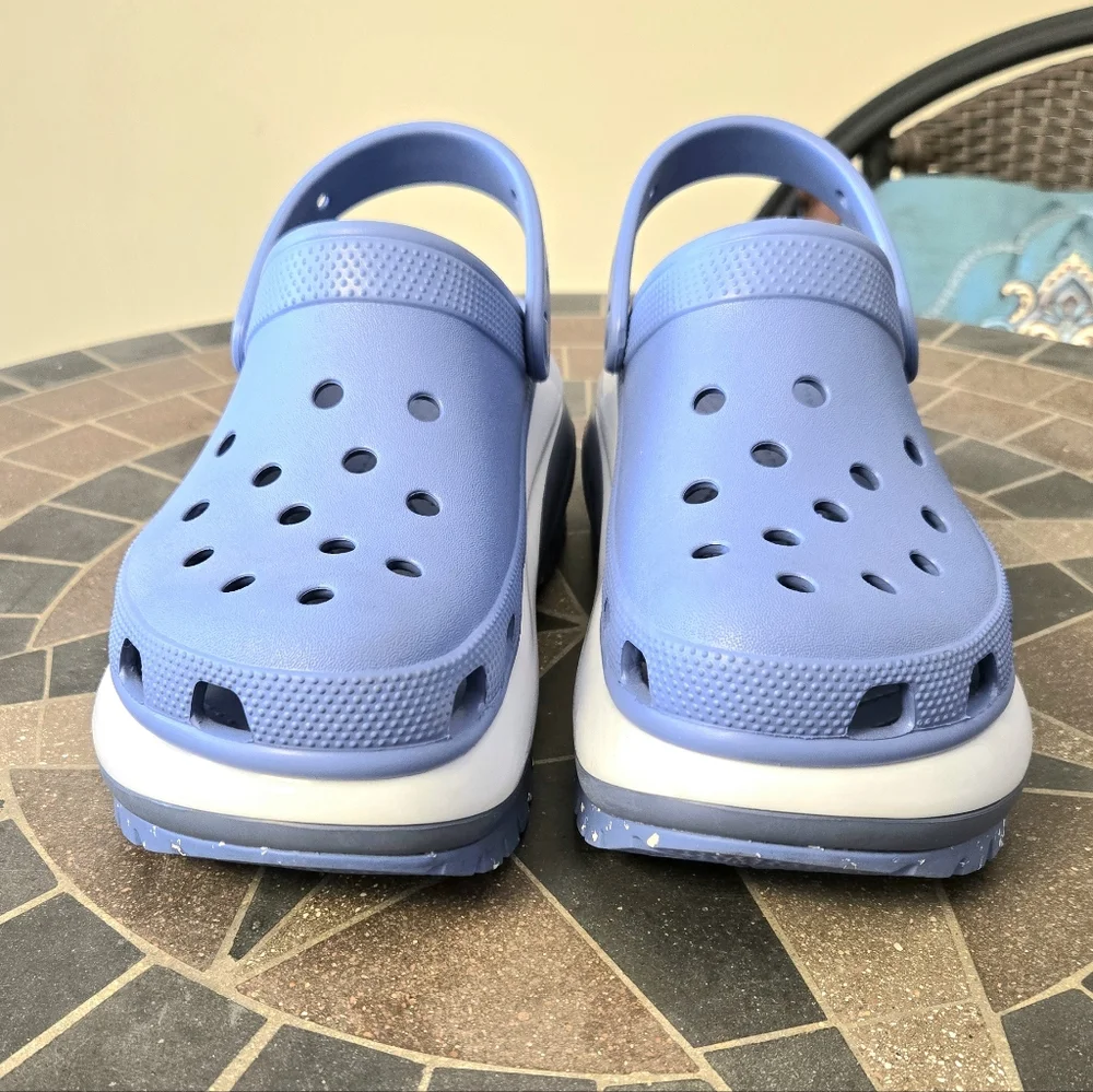 Crocs Mega Crush Platform Clogs in Elemental Blue - Picture 5 of 12
